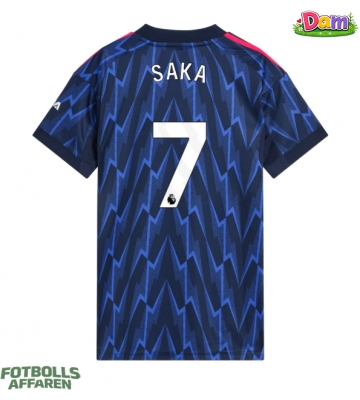 Arsenal Bukayo Saka #7 Bortatröja Kvinnor 2025-26 Kortärmad